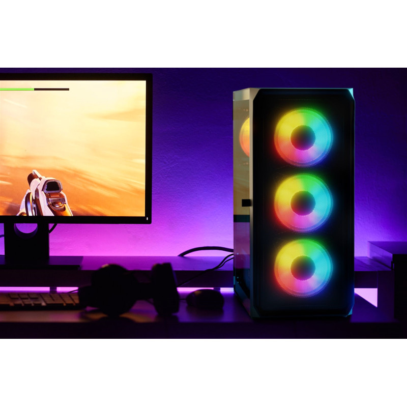 Корпус Logic concept ARGB Midi Black (AT-PORTOS-10-0000000-0002)