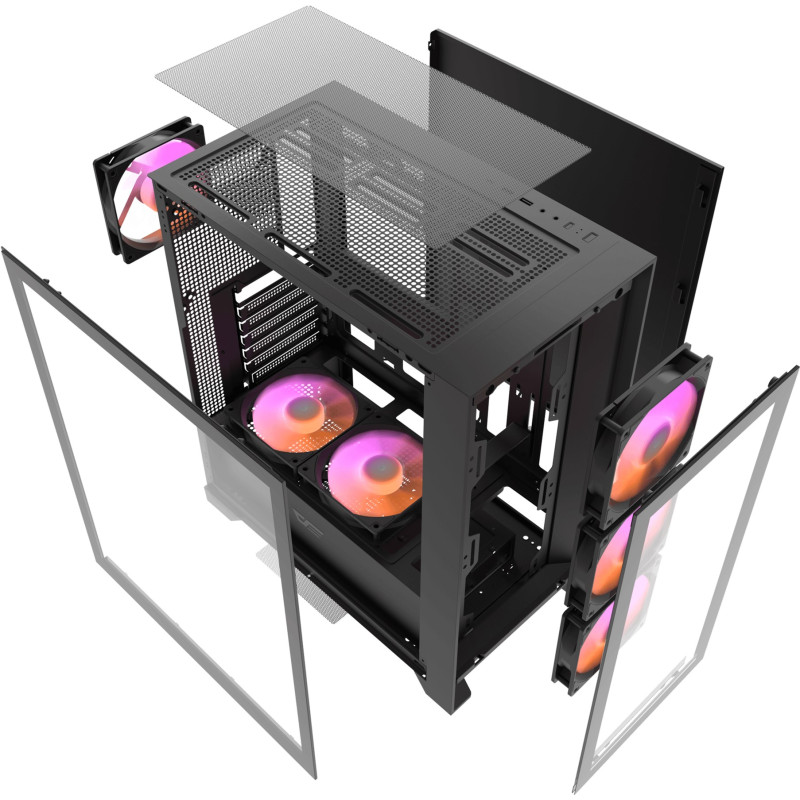 Корпус DarkFlash DRX70 GLASS Black