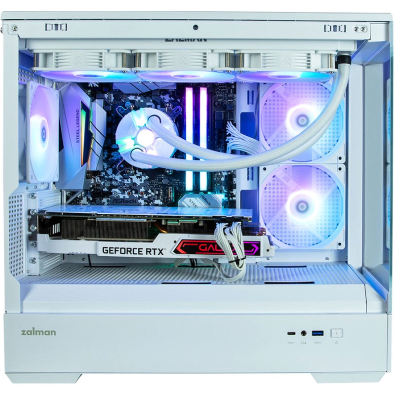 Корпус Zalman P30 Black/White (P30BW)