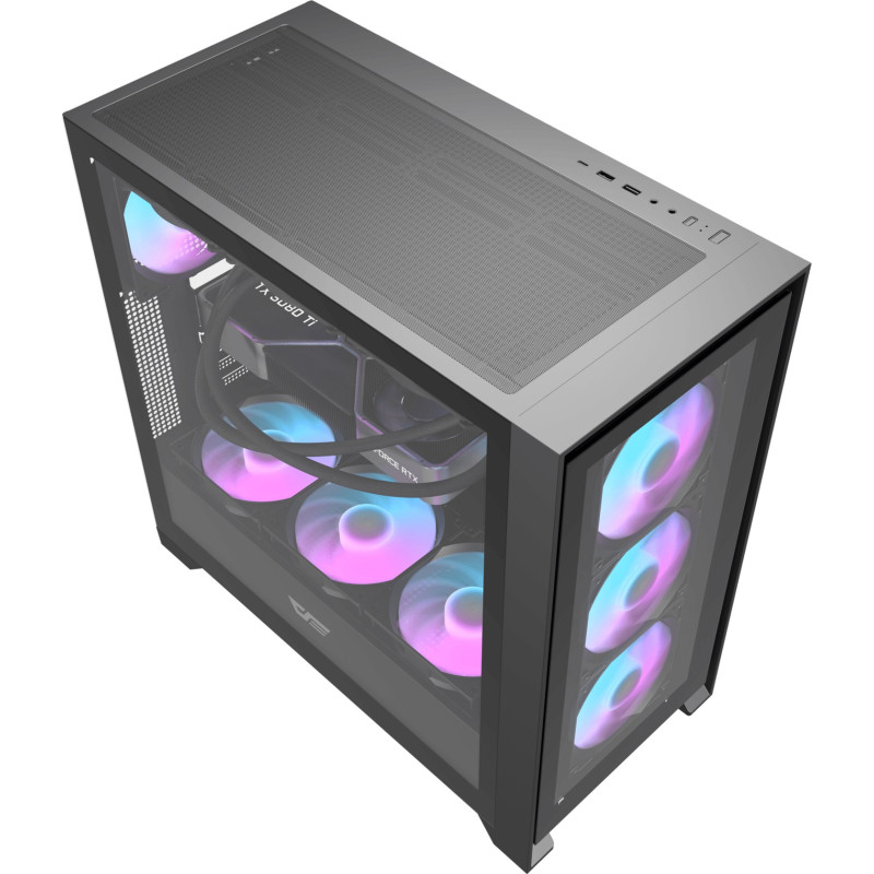 Корпус DarkFlash DRX90 GLASS Black