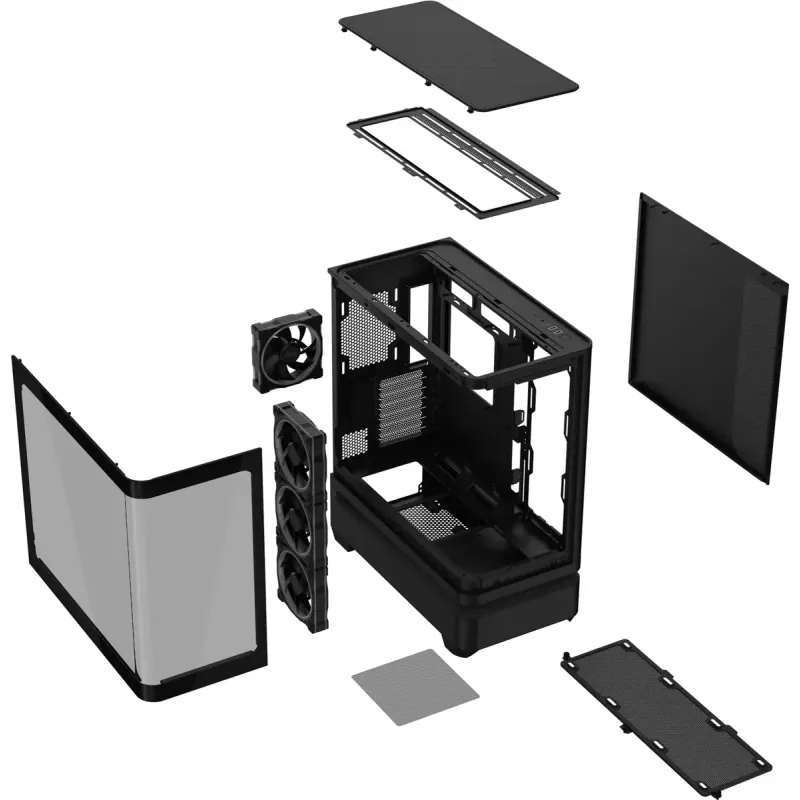 Корпус ASUS AP304/BK/TG/ARGB (90DC0110-B19000)