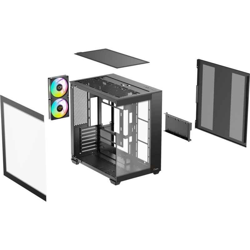 Корпус Ocypus DELTA C74 ARGB Black (DELTA-C74-BKD200XX-GL)