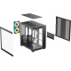 Корпус Ocypus DELTA C74 ARGB Black (DELTA-C74-BKD200XX-GL)