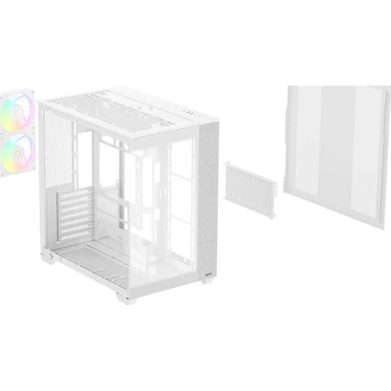 Корпус Ocypus DELTA C74 ARGB White (DELTA-C74-WHD200XX-GL)