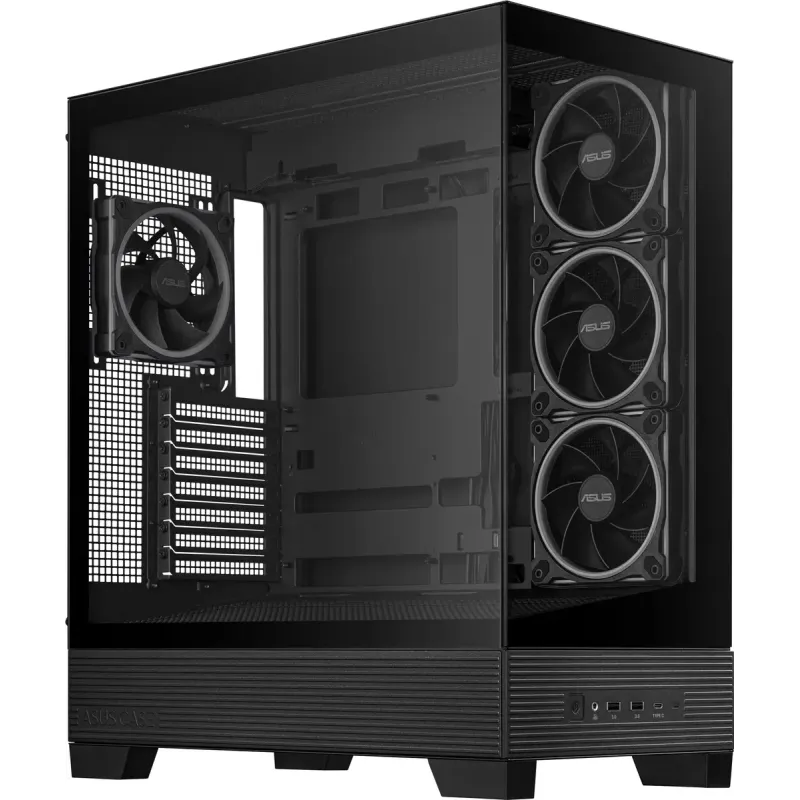 Корпус Asus A31 Plus Black Tempered Glass без БЖ (90DC00R0-B19000)