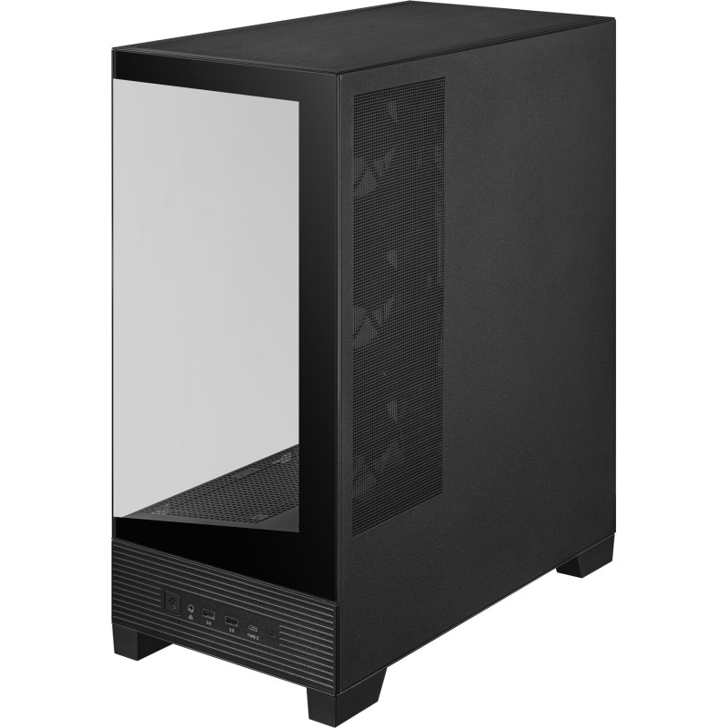 Корпус Asus A31 Plus Black Tempered Glass без БЖ (90DC00R0-B19000)