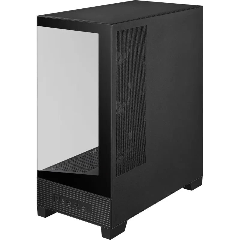 Корпус Asus A31 Plus Black Tempered Glass без БЖ (90DC00R0-B19000)