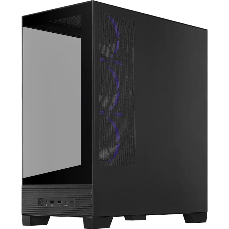 Корпус Asus A31 Plus Black Tempered Glass без БЖ (90DC00R0-B19000)