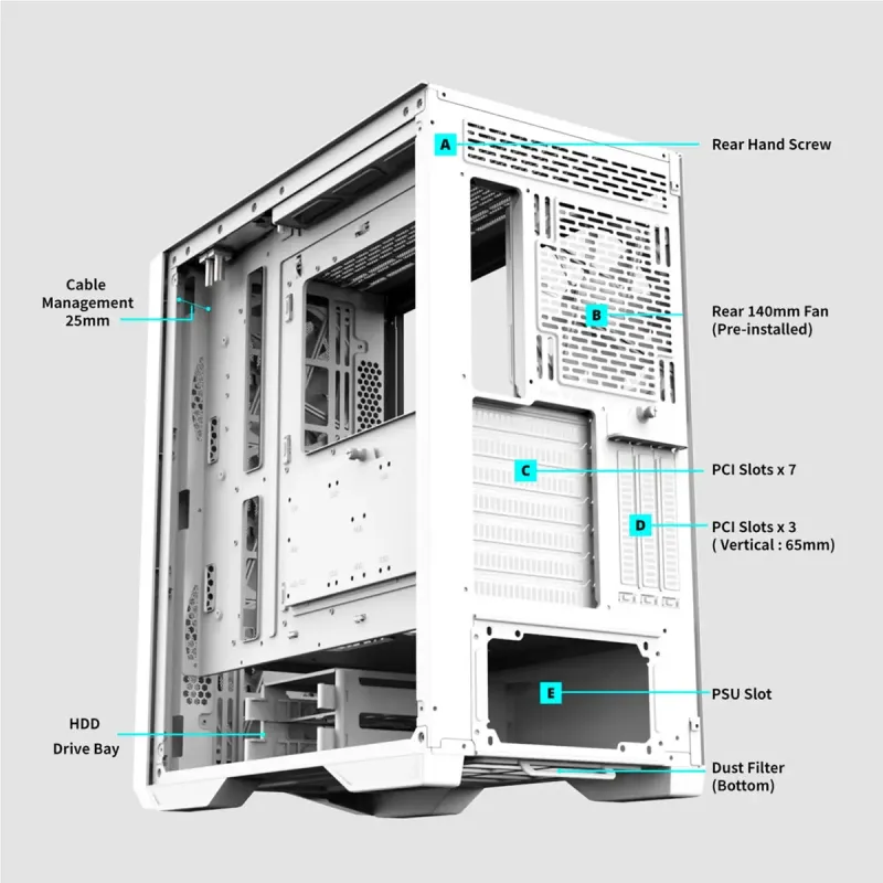 Корпус Zalman Z9 Iceberg MS White