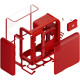 Корпус HYTE X50 Red (CS-HYTE-X50G-RR)
