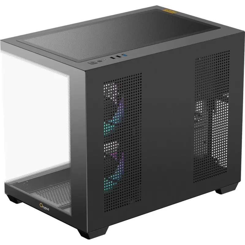 Корпус Ocypus GAMMA C54 ARGB Black (GAMMA-C54-BKD300XX-GL)
