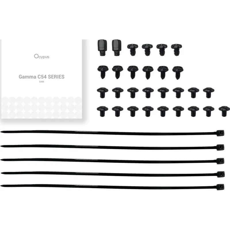 Корпус Ocypus GAMMA C54 ARGB Black (GAMMA-C54-BKD300XX-GL)