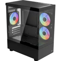 Корпус AeroCool Viewport Mini-G-BK-v2 (ACCM-ES09133.11) Black без БП