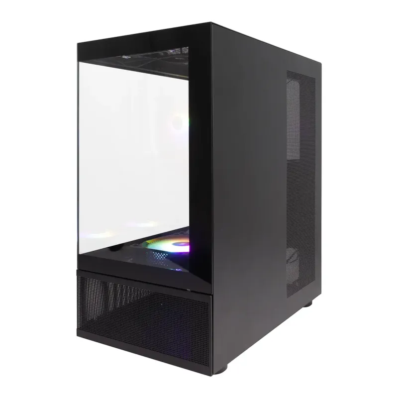 Корпус 1stPlayer Mi7-A-BK-2F7R-1F7 Black без БП