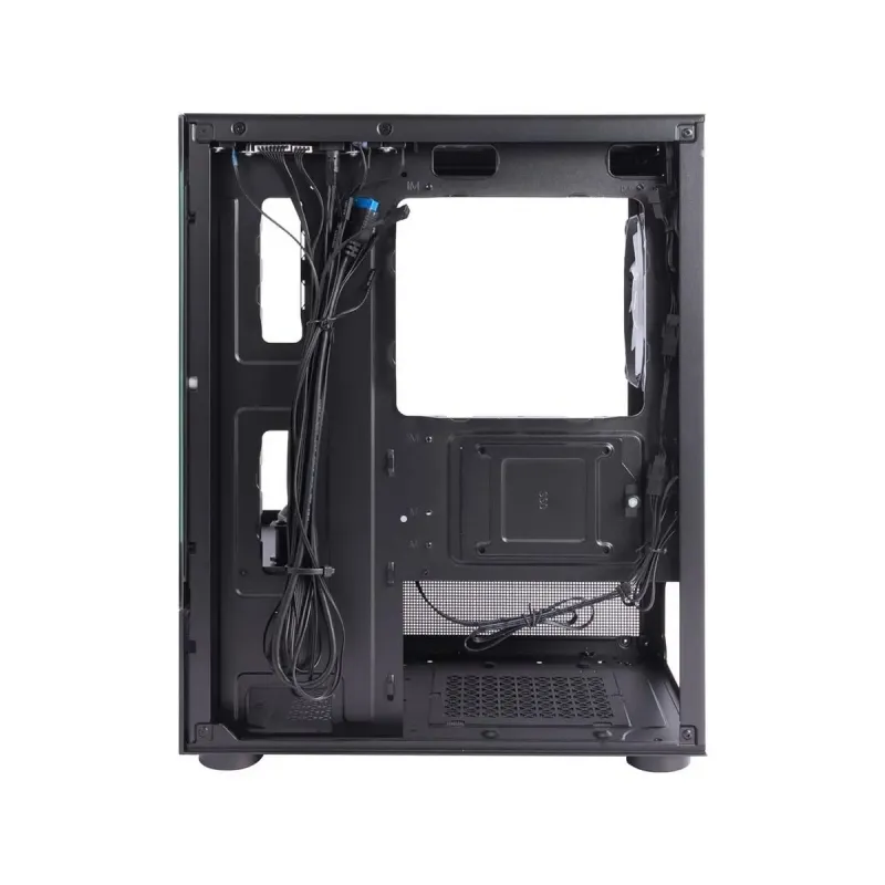 Корпус 1stPlayer Mi2-A-BK-2F7R-1F7 Black без БП