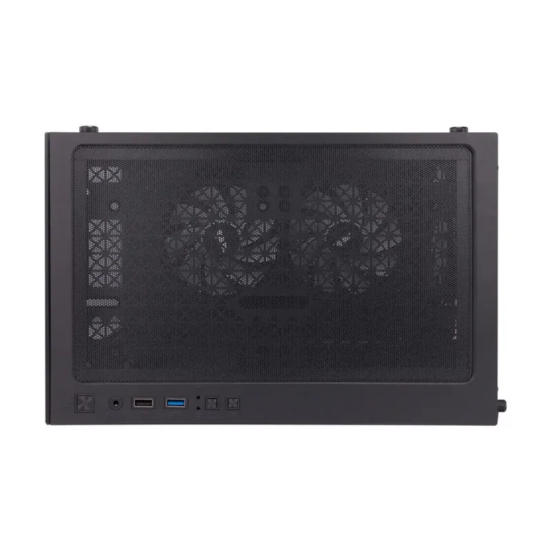 Корпус 1stPlayer Mi2-A-BK-2F7R-1F7 Black без БП