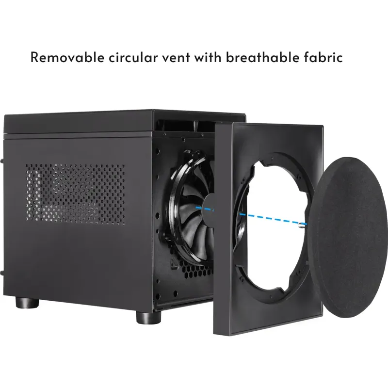Корпус Chieftec The Cube Black (CI-03B-OP)