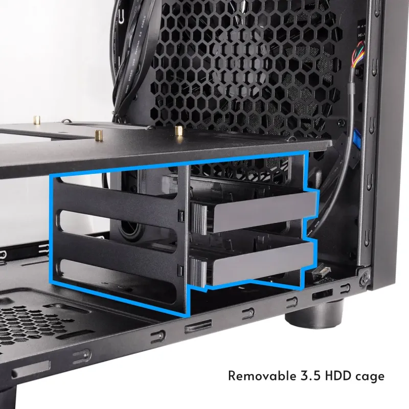 Корпус Chieftec The Cube Black (CI-03B-OP)