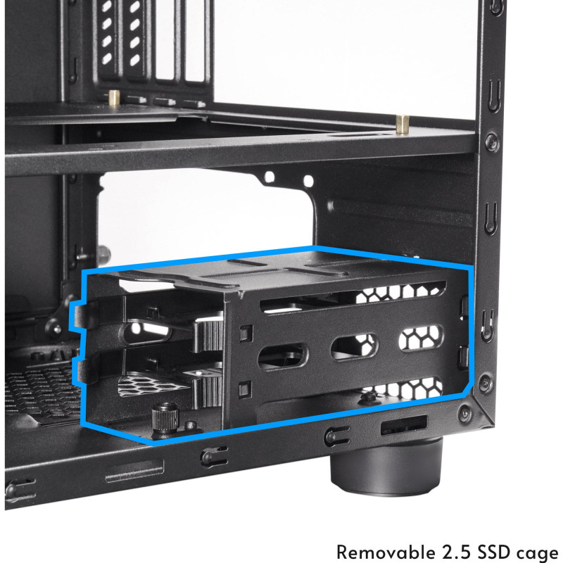Корпус Chieftec The Cube Black (CI-03B-OP)
