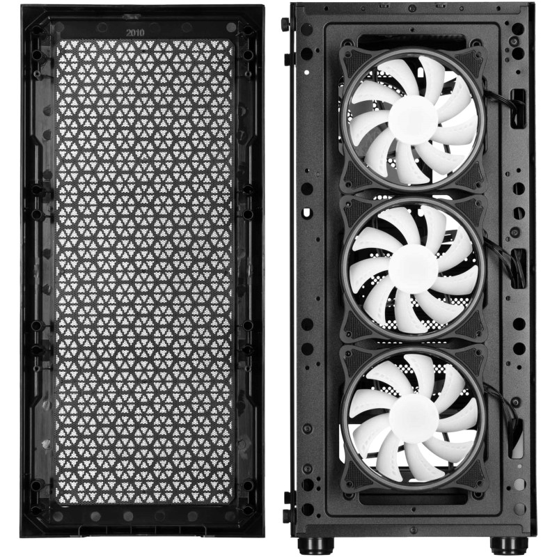 Корпус 2E Hexagon Black (2E-G338)