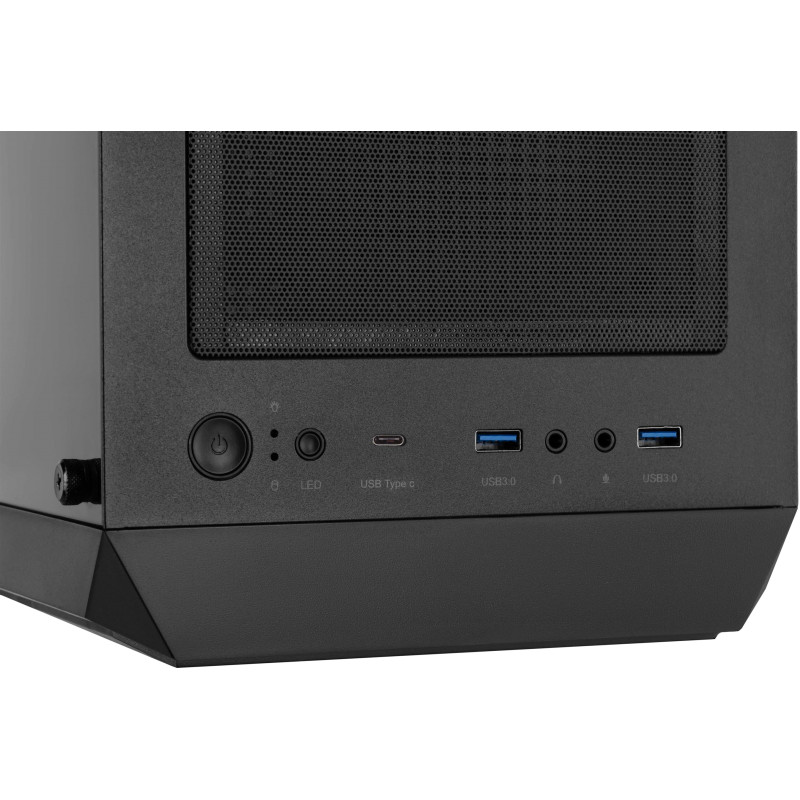 Корпус 2E Hexagon Black (2E-G338)