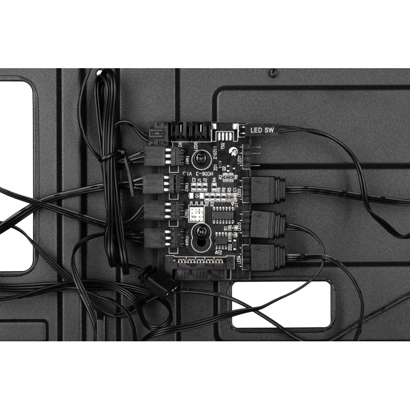 Корпус 2E Hexagon Black (2E-G338)