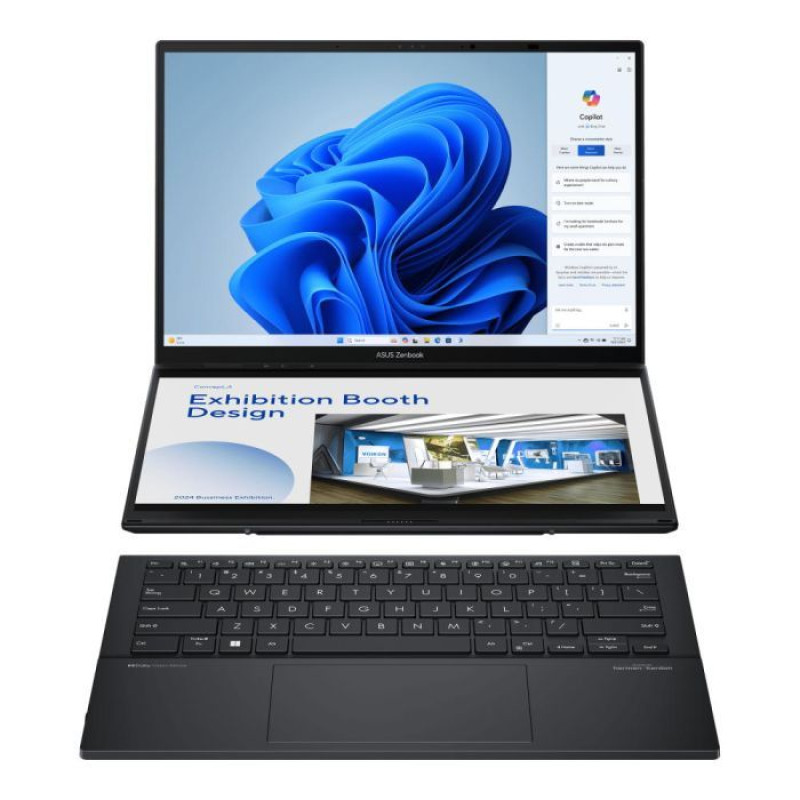 Ноутбук ASUS ZenBook Duo UX8406CA Inkwell Gray (UX8406CA-QL046W) (90NB14X1-M001N0)
