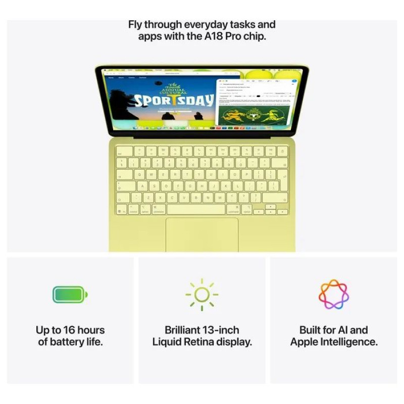 Ноутбук Apple MacBook Neo 256GB Citrus (MHFD4)