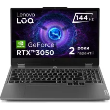 Ноутбук Lenovo LOQ 15IRX9 Luna Grey (83DV01L0RA)