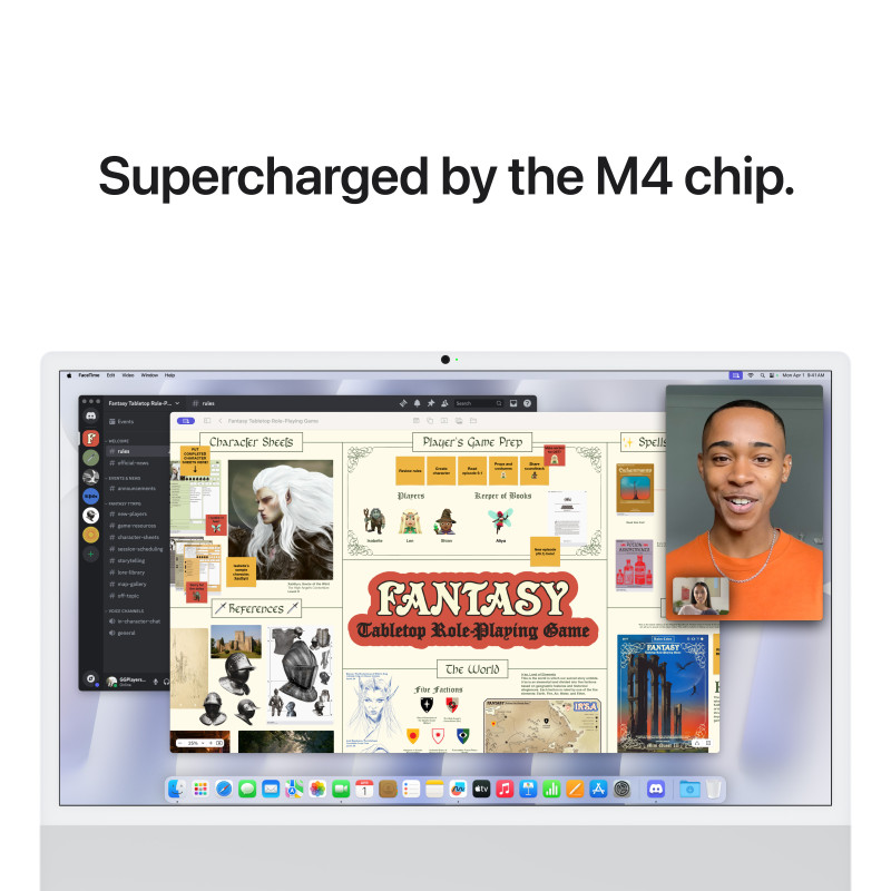 Моноблок Apple iMac 24 M4 Silver (MWUU3UA/A)
