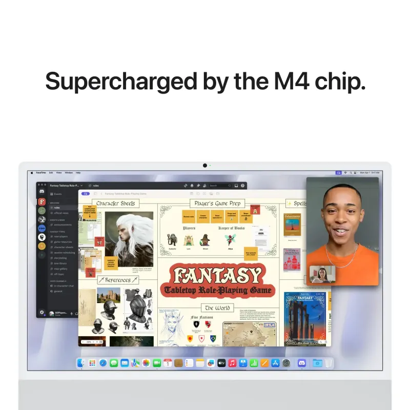 Моноблок Apple iMac 24 M4 Silver (MWUU3UA/A)