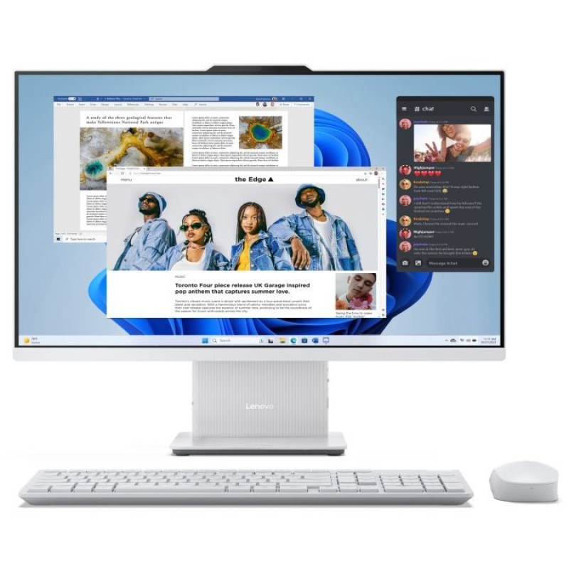 Моноблок Lenovo IdeaCentre AIO 27IRH9 Cloud grey (F0HM00WBUO)