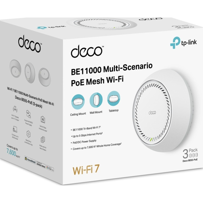 TP-Link Deco BE65-PoE (3-pack)