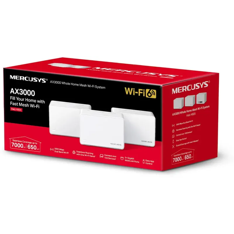Mercusys Halo H80X 3-pack