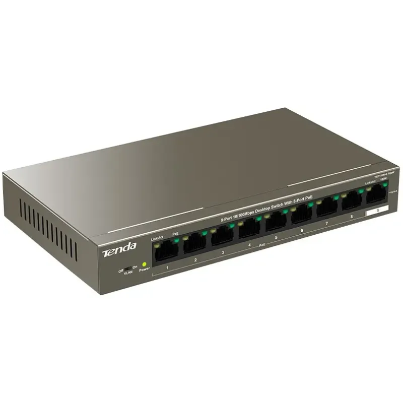 Коммутатор Tenda TEF1109P-8-102W