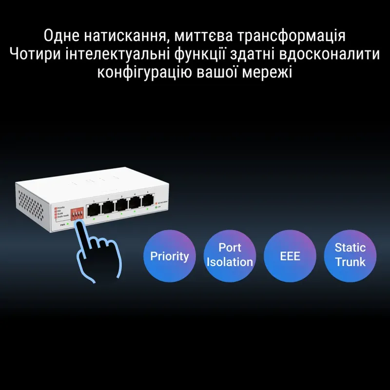 Коммутатор Asus QG-U1050 (90IG09Z0-MO3B00)