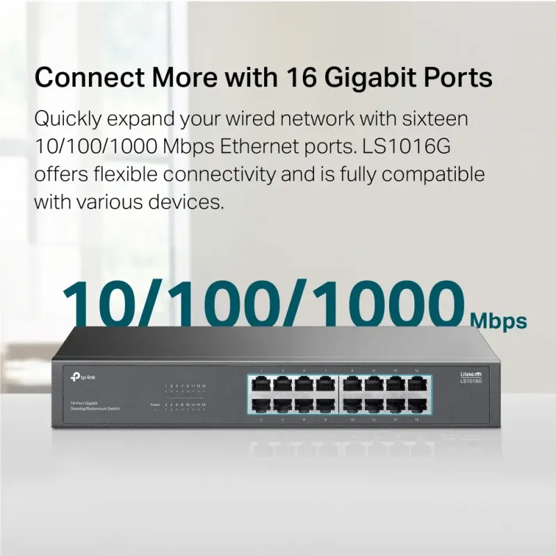 Коммутатор TP-LINK LS1016G