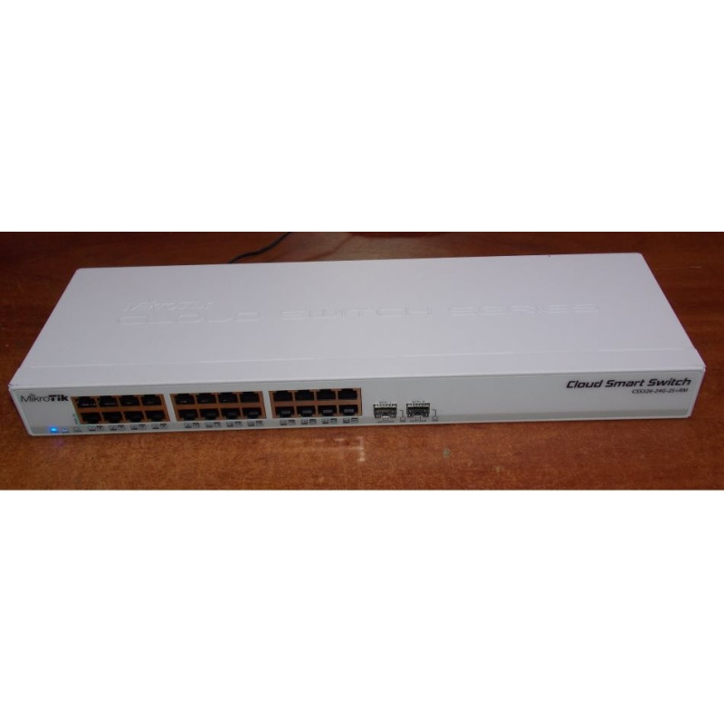 Коммутатор Mikrotik Cloud Smart Switch (CSS326-24G-2S+RM)
