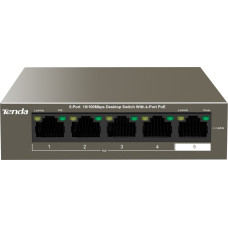 Коммутатор TENDA TEF1105P-4-63W