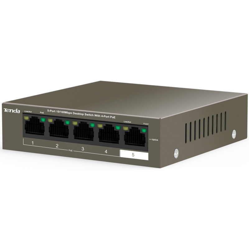 Коммутатор Tenda  TEF1105P-4-63W