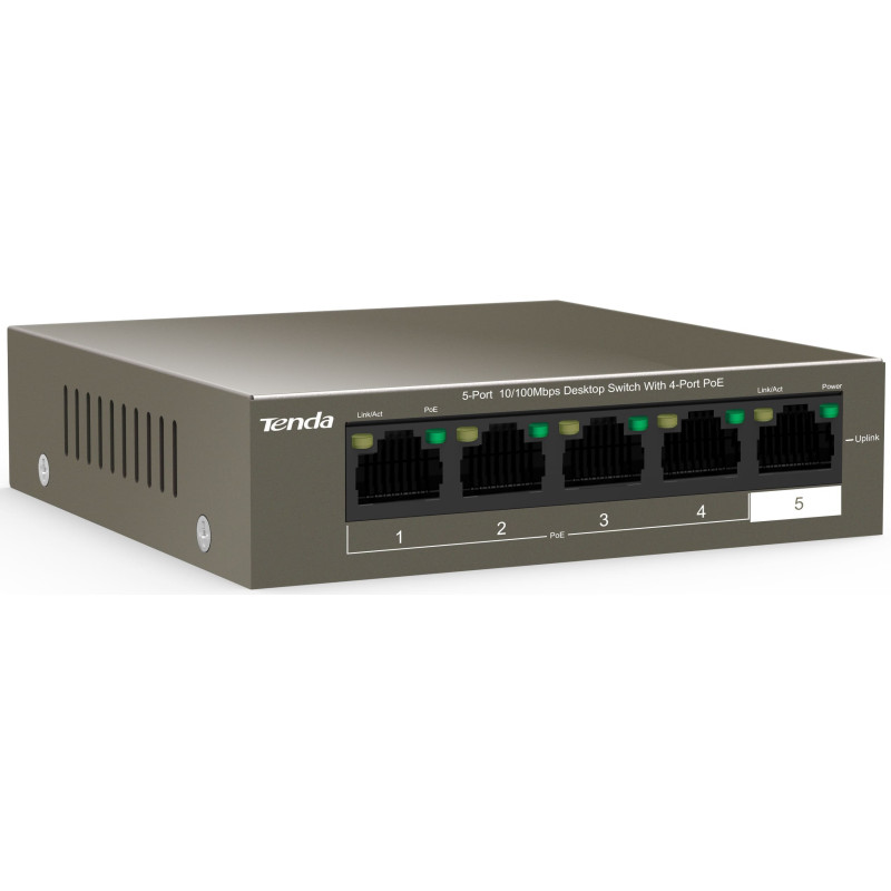 Комутатор Tenda  TEF1105P-4-38W