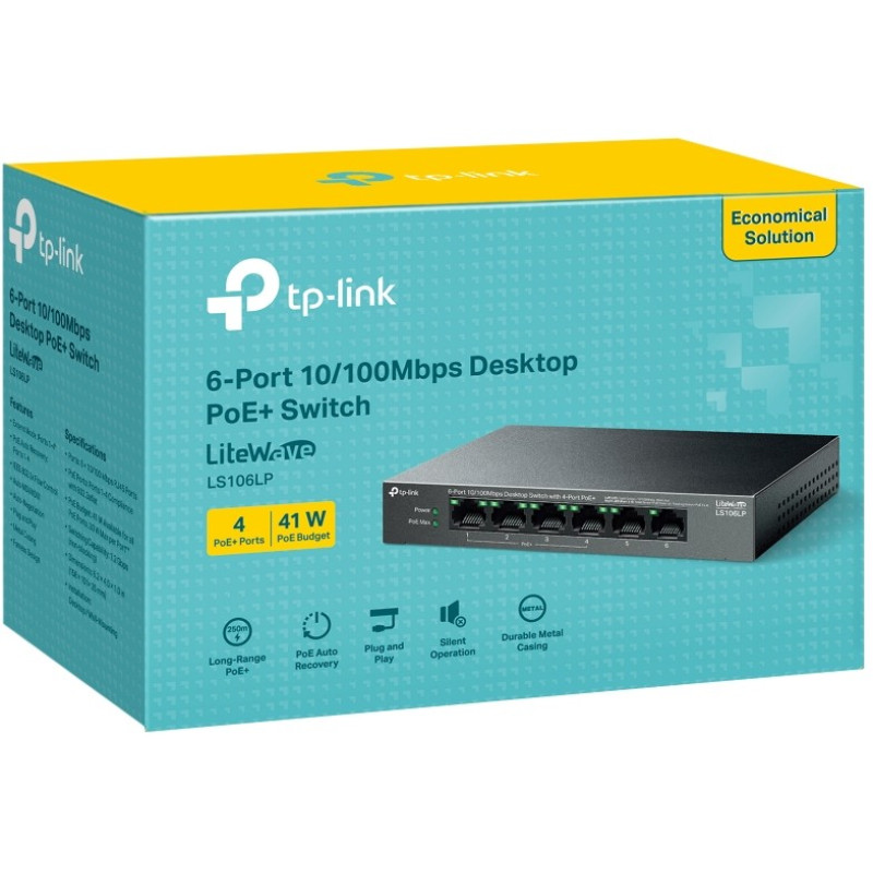 Коммутатор TP-LINK LS106LP