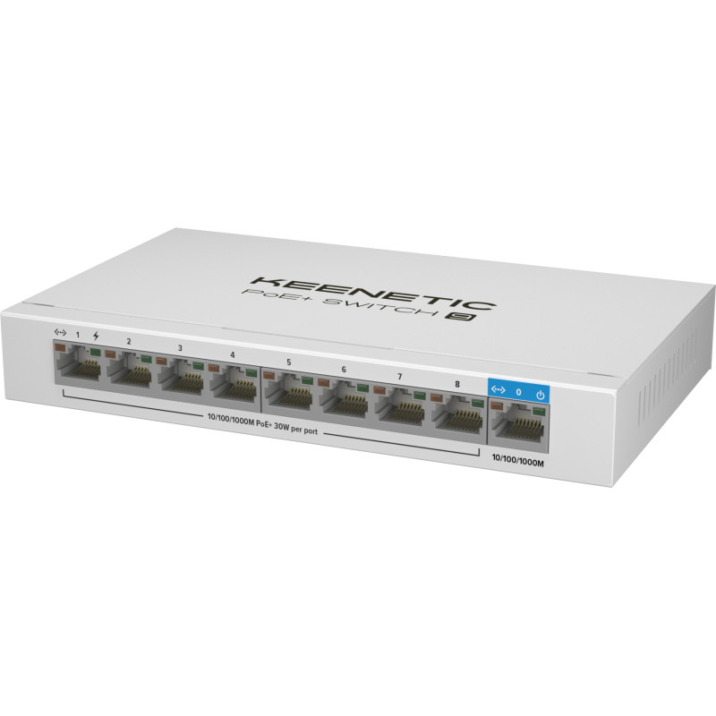 Комутатор Keenetic PoE+ Switch 9 (KN-4710)