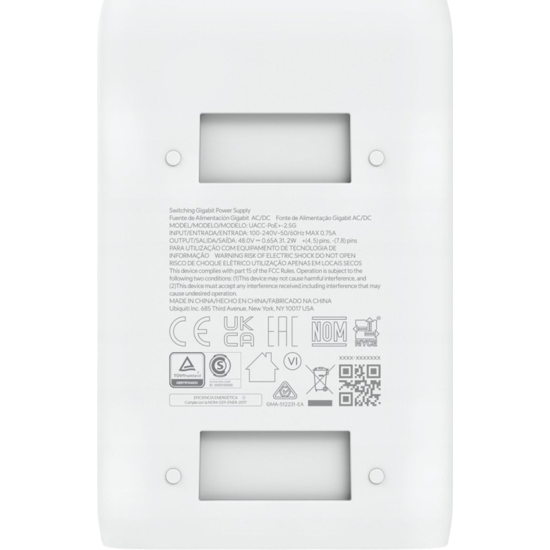 Ubiquiti U-PoE+ 2.5G (UACC-POE+-2.5G)