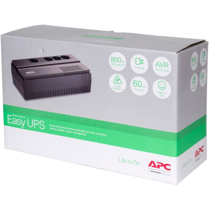 ДБЖ APC Easy UPS 800VA Schuko (BV800I-GR)