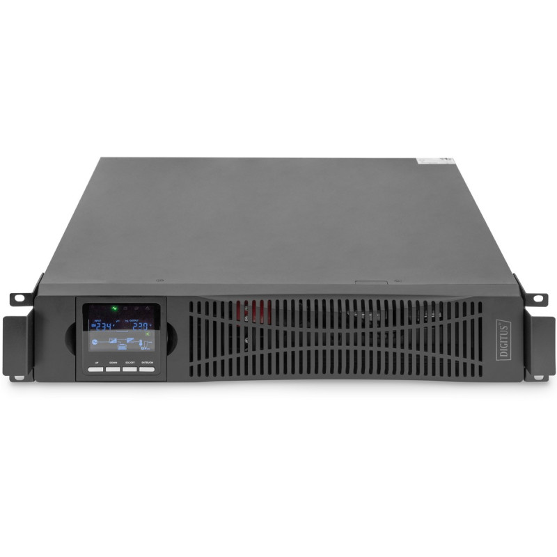 ИБП Digitus OnLine 3000VA/3000W LCD 8xC13 1xC19 RJ45 RS232 USB Rack/Tower (DN-170096)