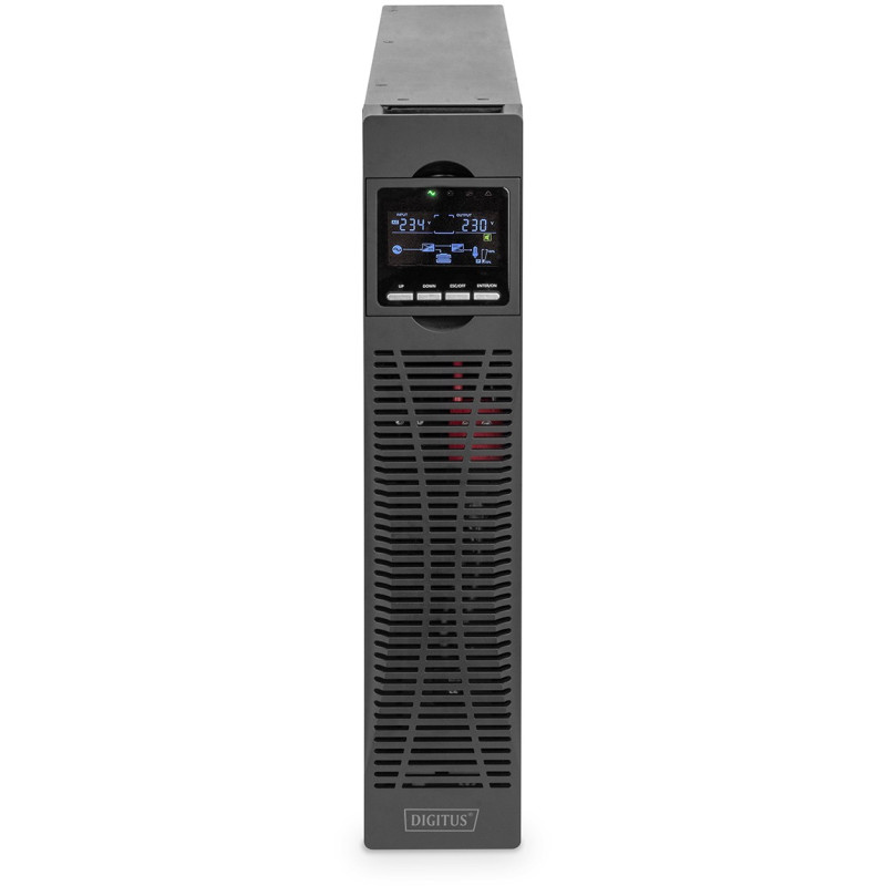 ИБП Digitus OnLine 3000VA/3000W LCD 8xC13 1xC19 RJ45 RS232 USB Rack/Tower (DN-170096)
