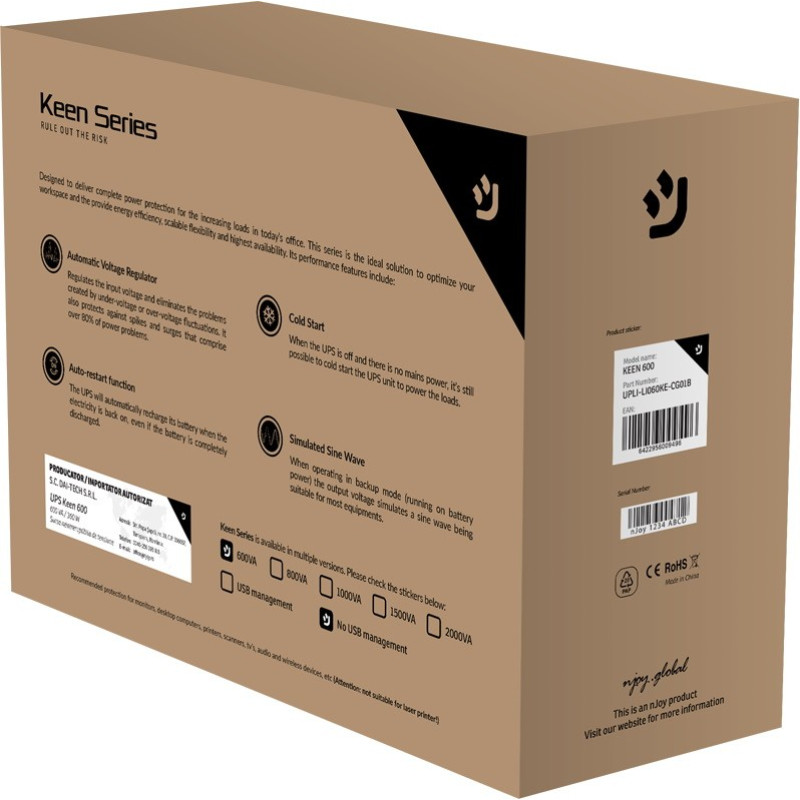 NJOY Keen 800 (UPLI-LI080KE-CG01B)