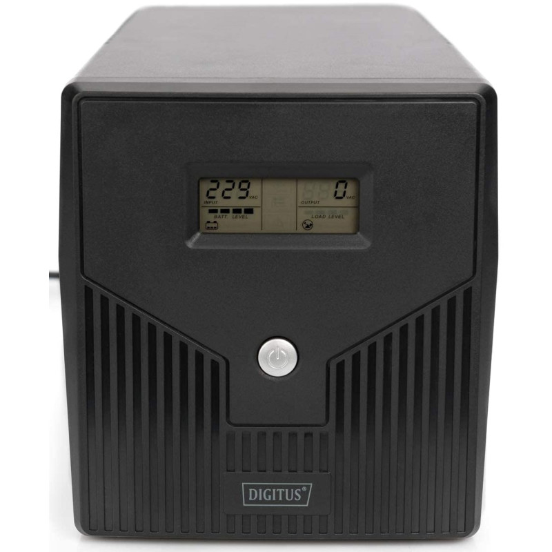 ИБП Digitus Line-Interactive 1000VA/600W LCD 4xSchuko RJ45 RS232 USB (DN-170074)