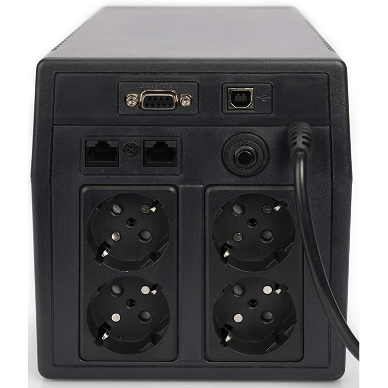 ИБП Digitus Line-Interactive 1000VA/600W LCD 4xSchuko RJ45 RS232 USB (DN-170074)